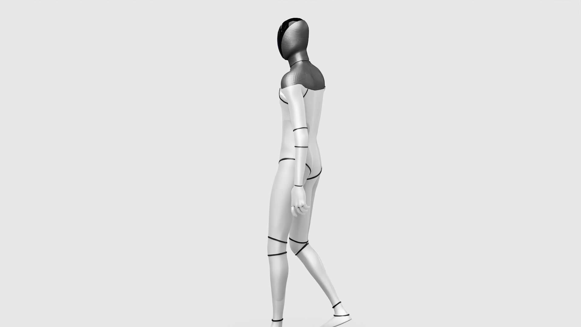 TESLA ROBOT RIGGED 3D model_23