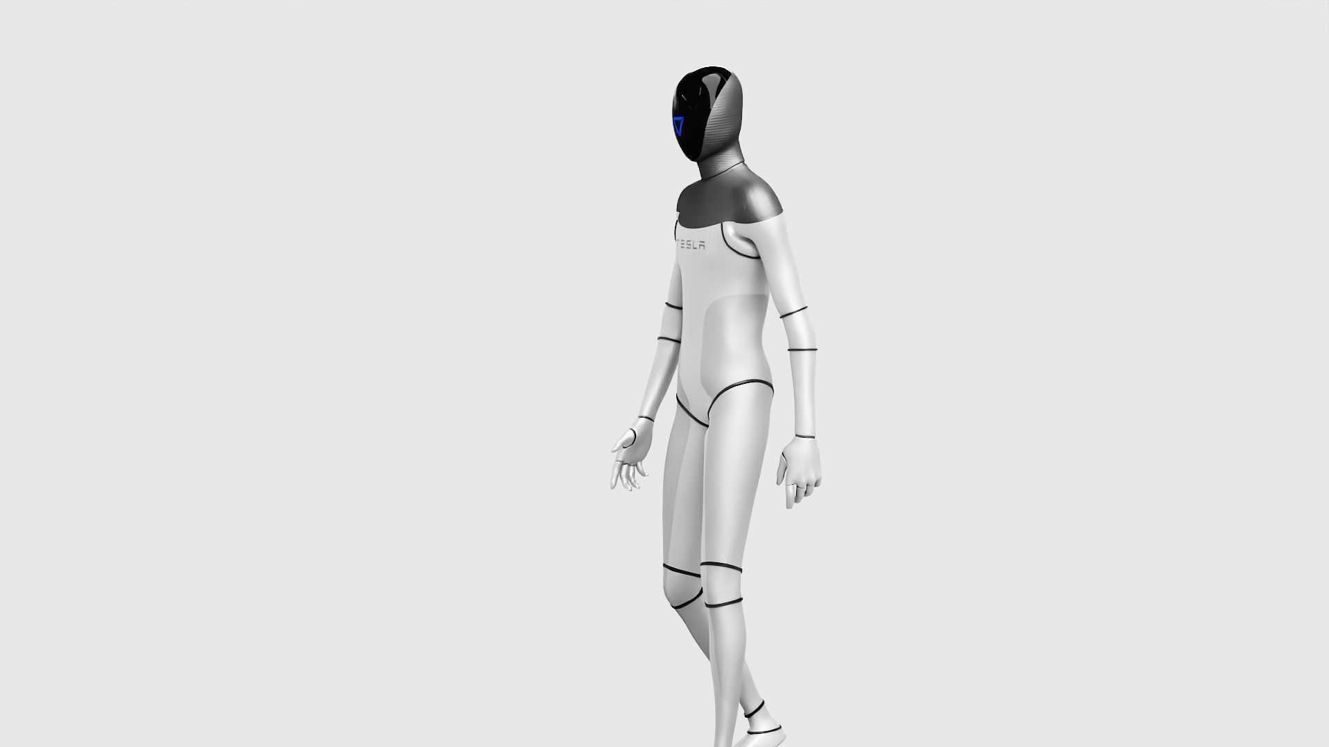 TESLA ROBOT RIGGED 3D model_22