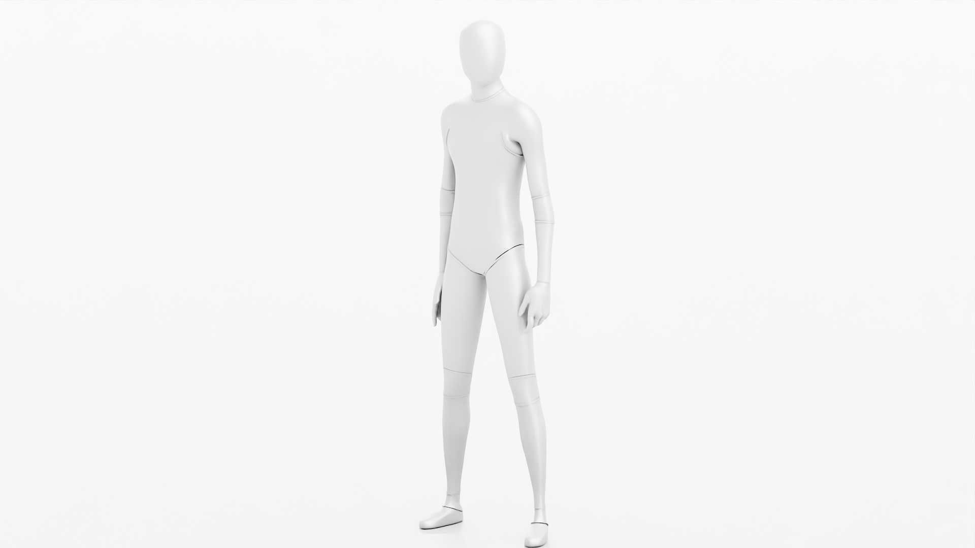 TESLA ROBOT RIGGED 3D model_32