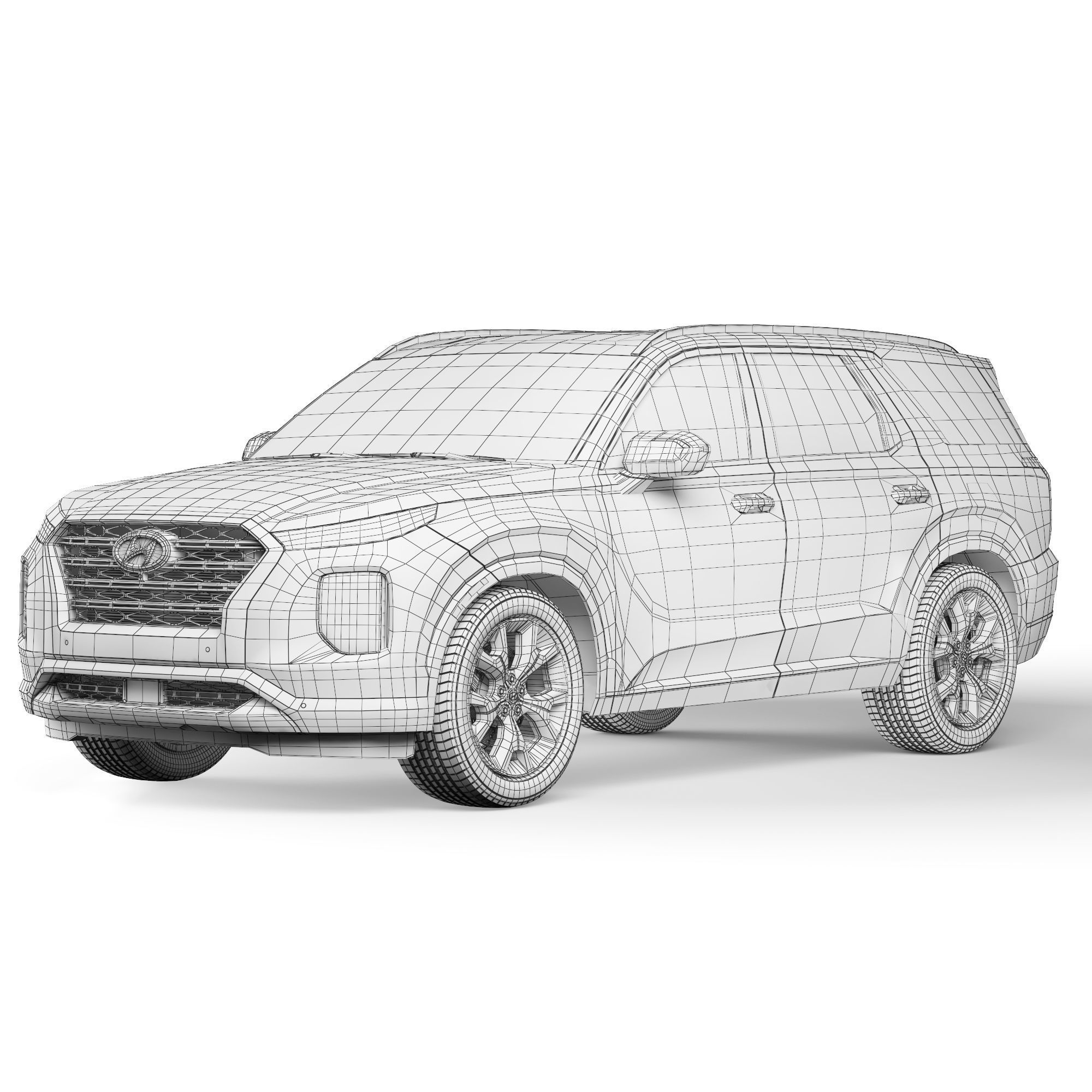 Hyundai Palisade 2018 3D model_8