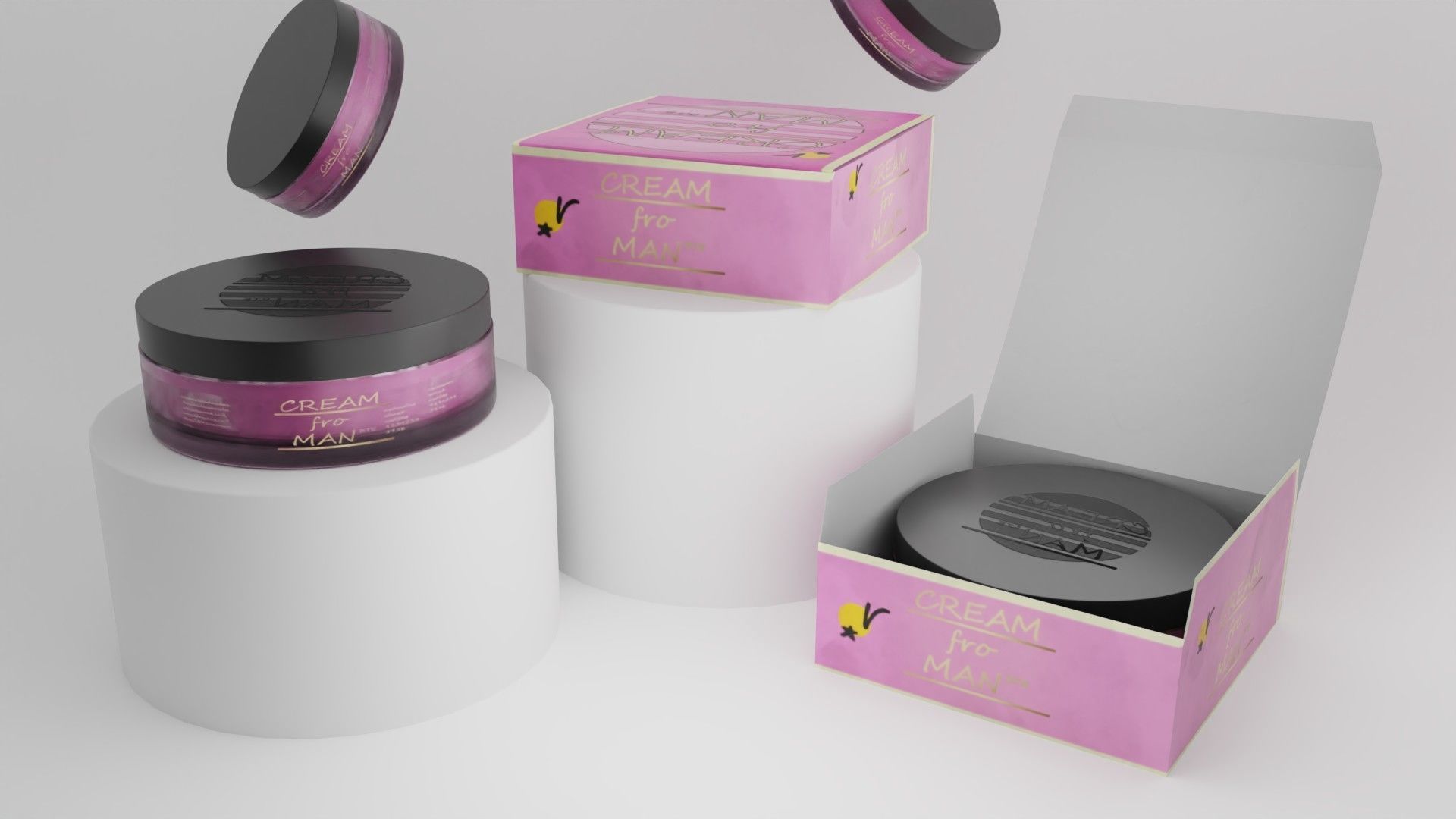 Cosmetics Product 3D model_4