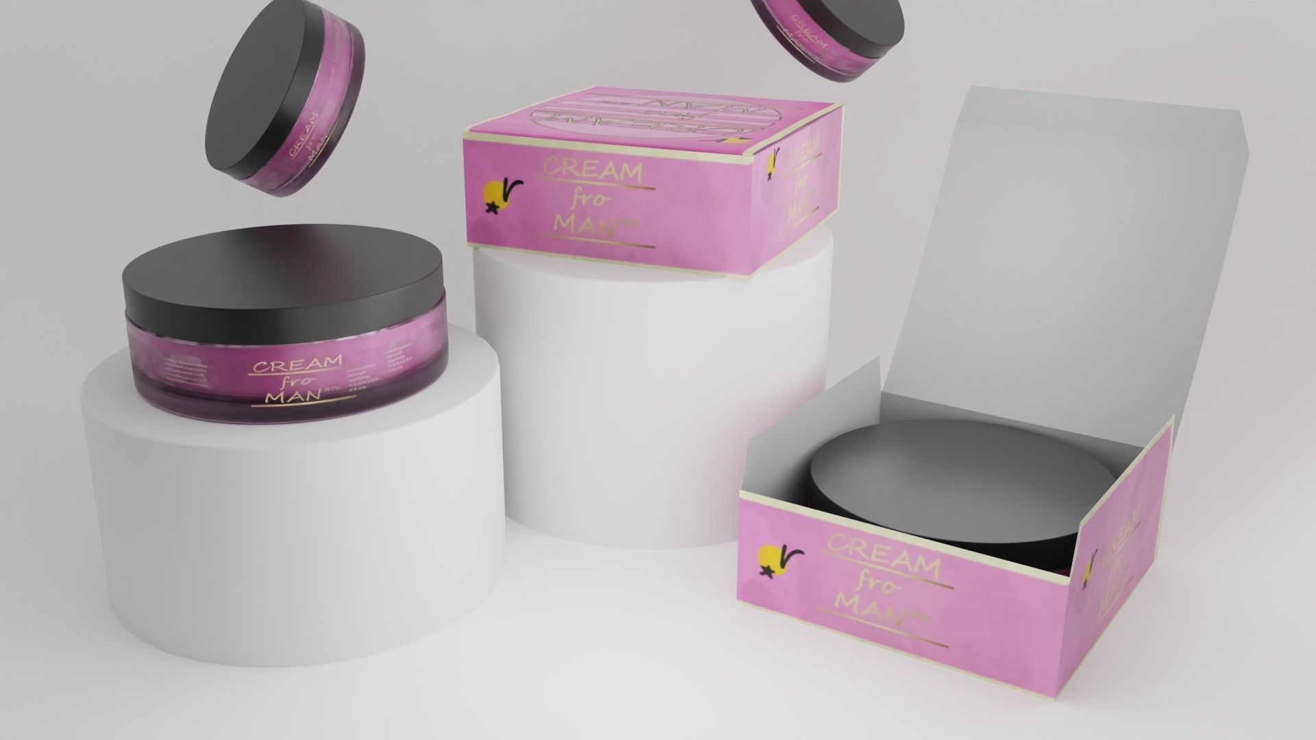 Cosmetics Product 3D model_3
