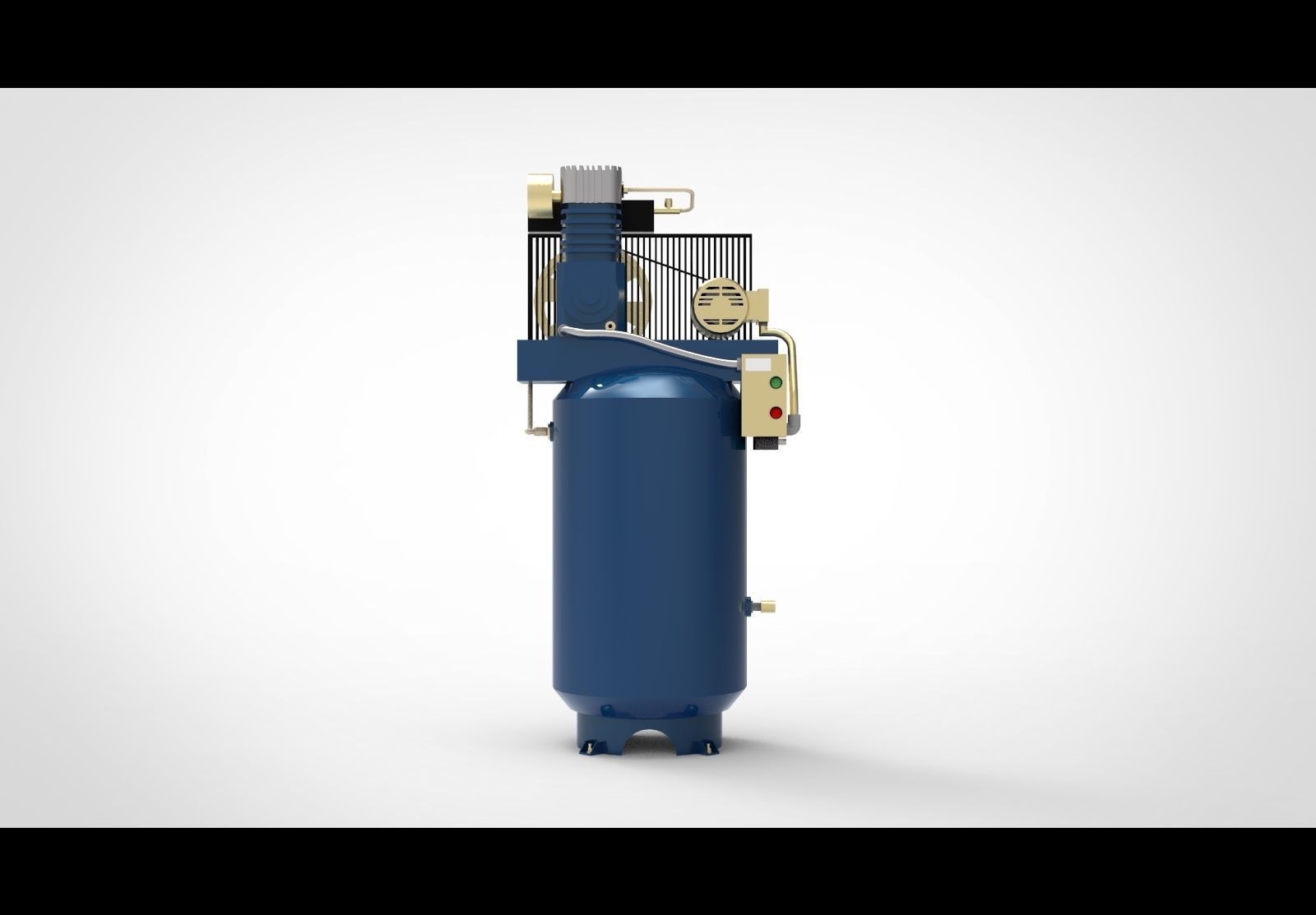 Air compressor type B1 3D model_4