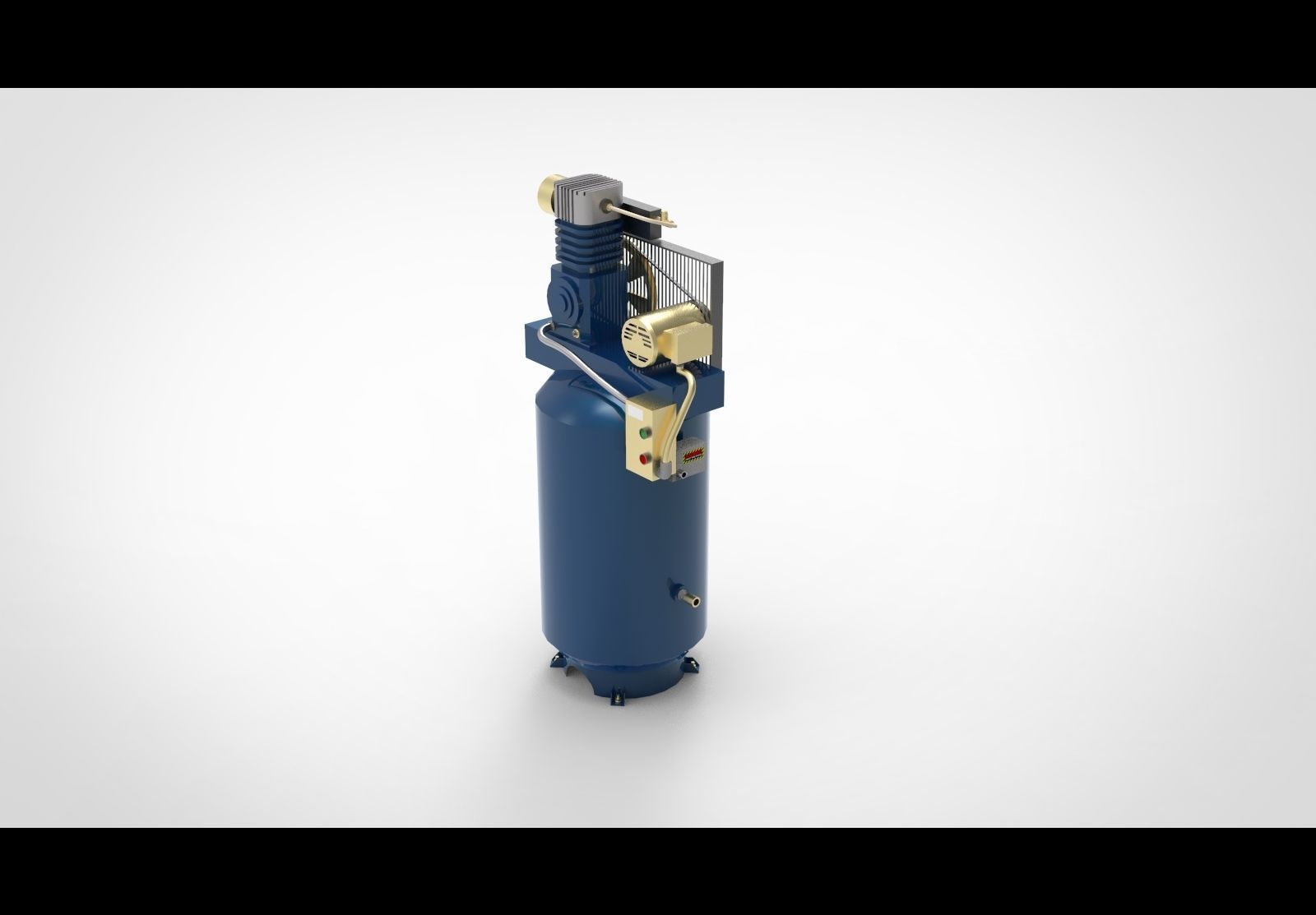 Air compressor type B1 3D model_1