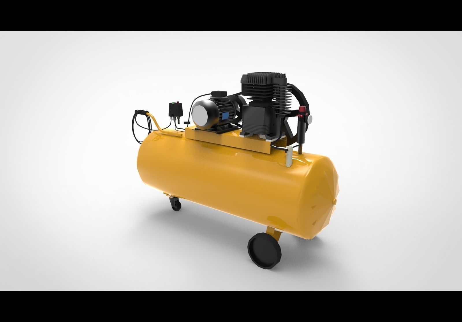 Air compressor type C1 3D model_3