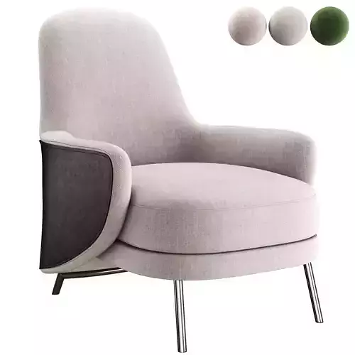 ANGIE ARMCHAIR Low-poly 3D model