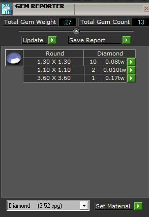 Round infinity diamond ring 3593 3D print model 3D print model_8