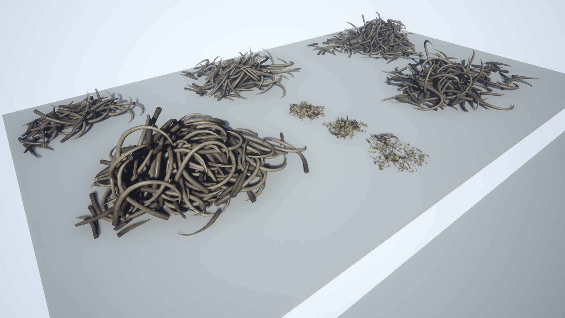 Top-Down Primal Settlement - LowPoly Low-poly 3D model_20