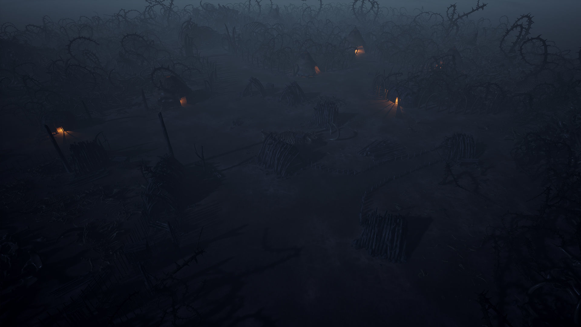 Top-Down Primal Settlement - LowPoly Low-poly 3D model_17