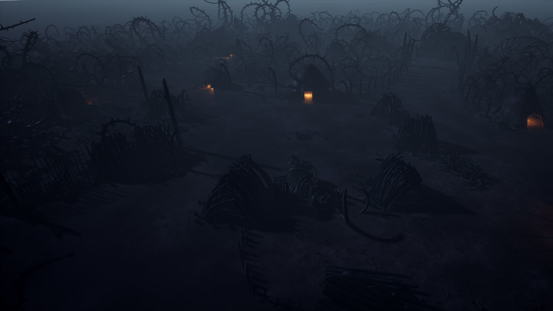 Top-Down Primal Settlement - LowPoly Low-poly 3D model_16