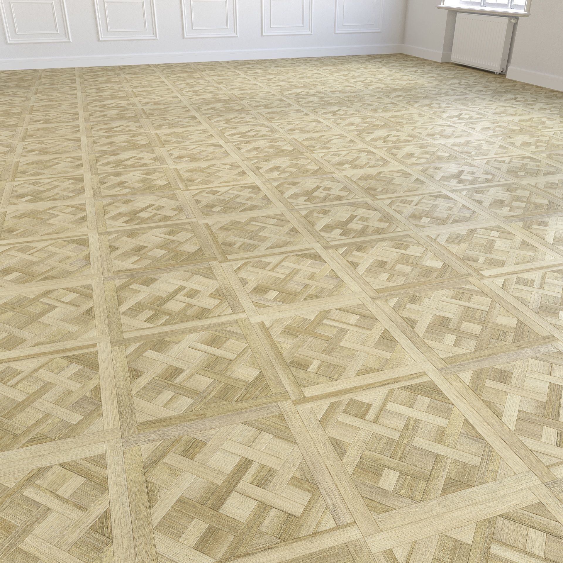 Parquet - Laminate - Wooden floor 6 in 1 3D model_29