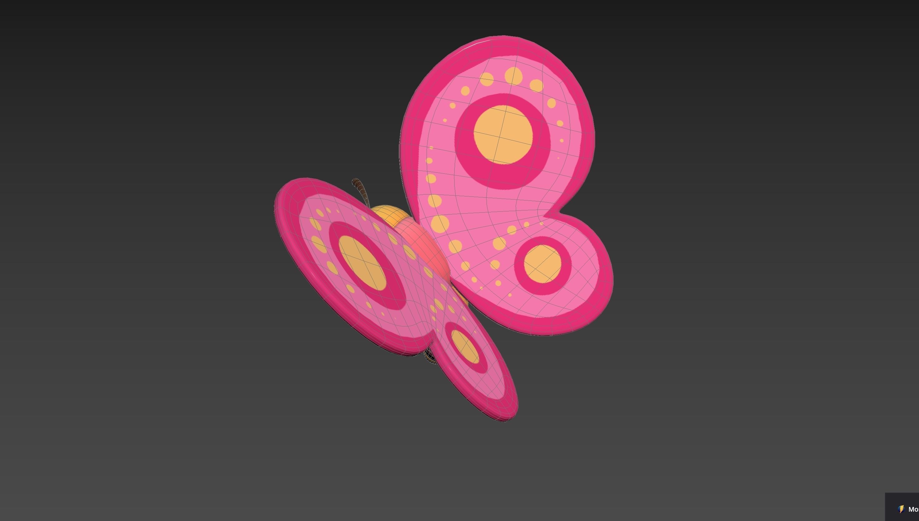 Character203 Butterfly 3D model_21