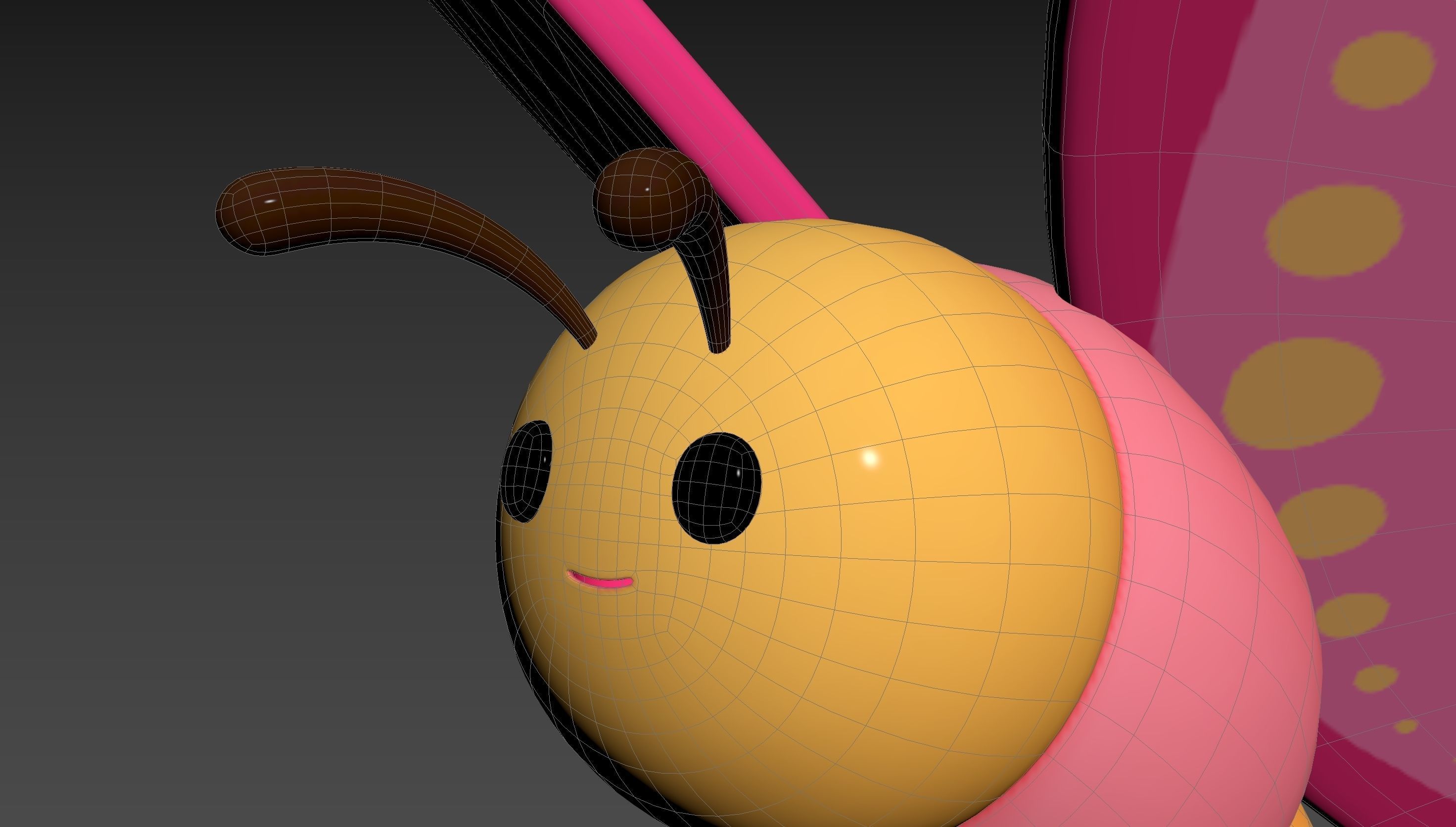 Character203 Butterfly 3D model_26