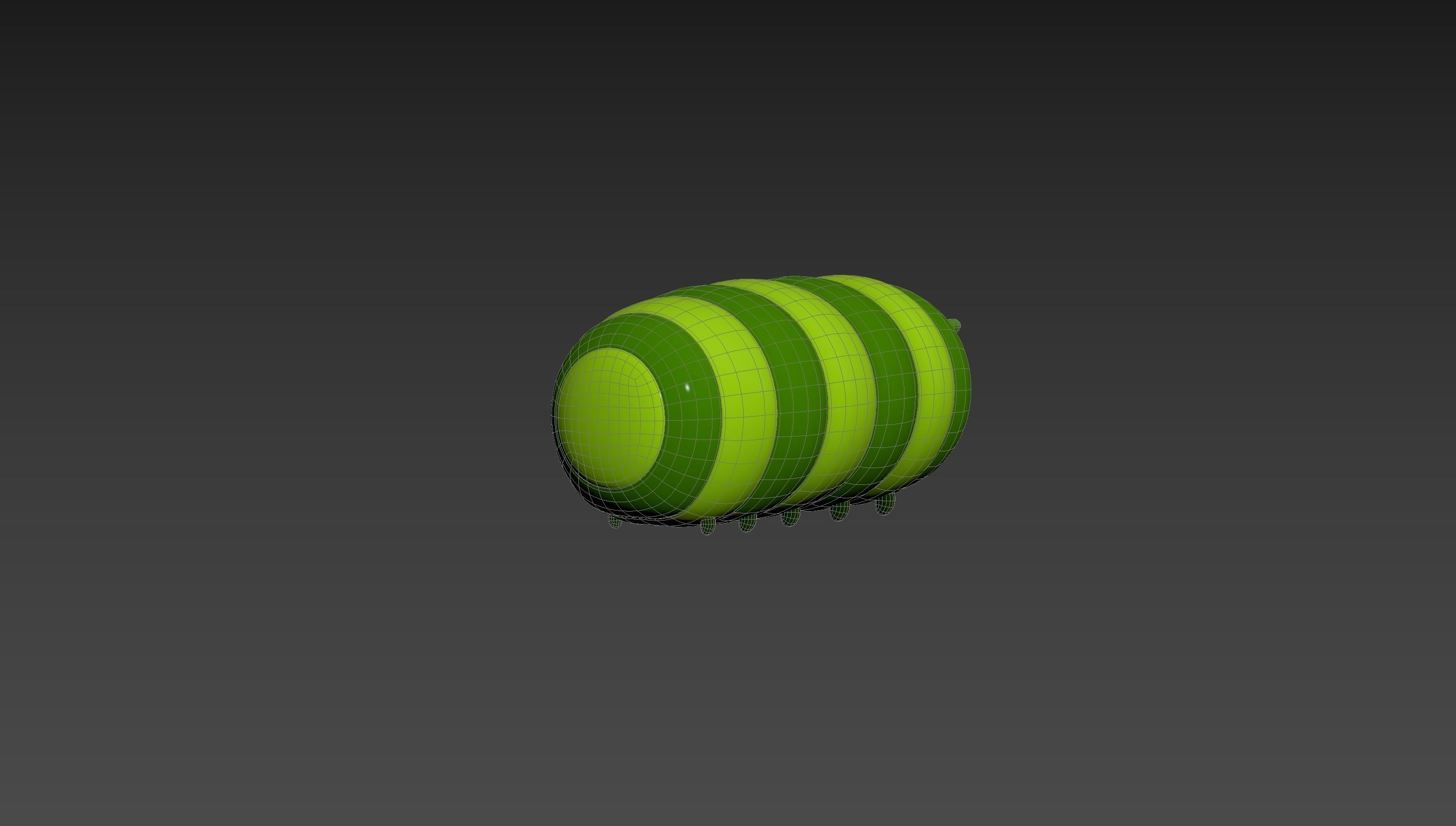 Character204 Caterpillar 3D model_19