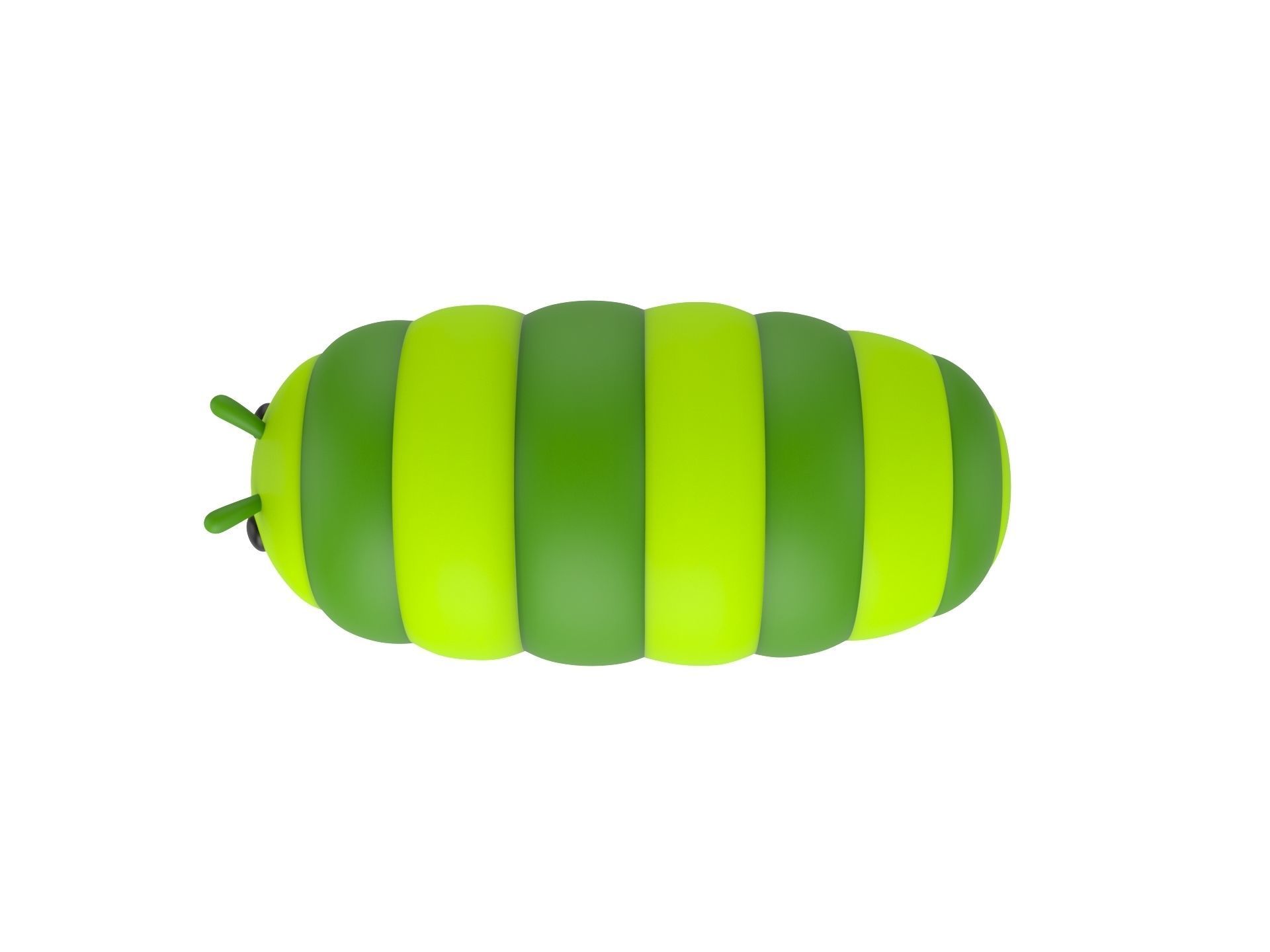 Character204 Caterpillar 3D model_9