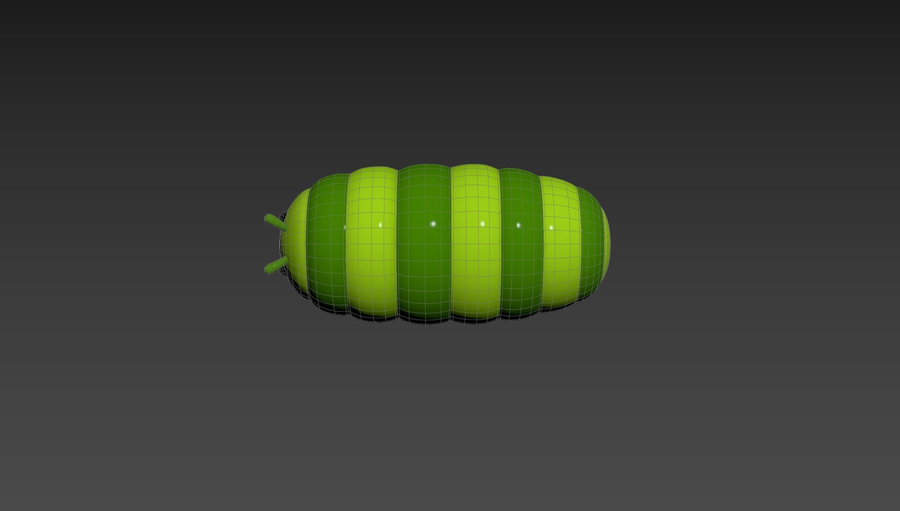 Character204 Caterpillar 3D model_23