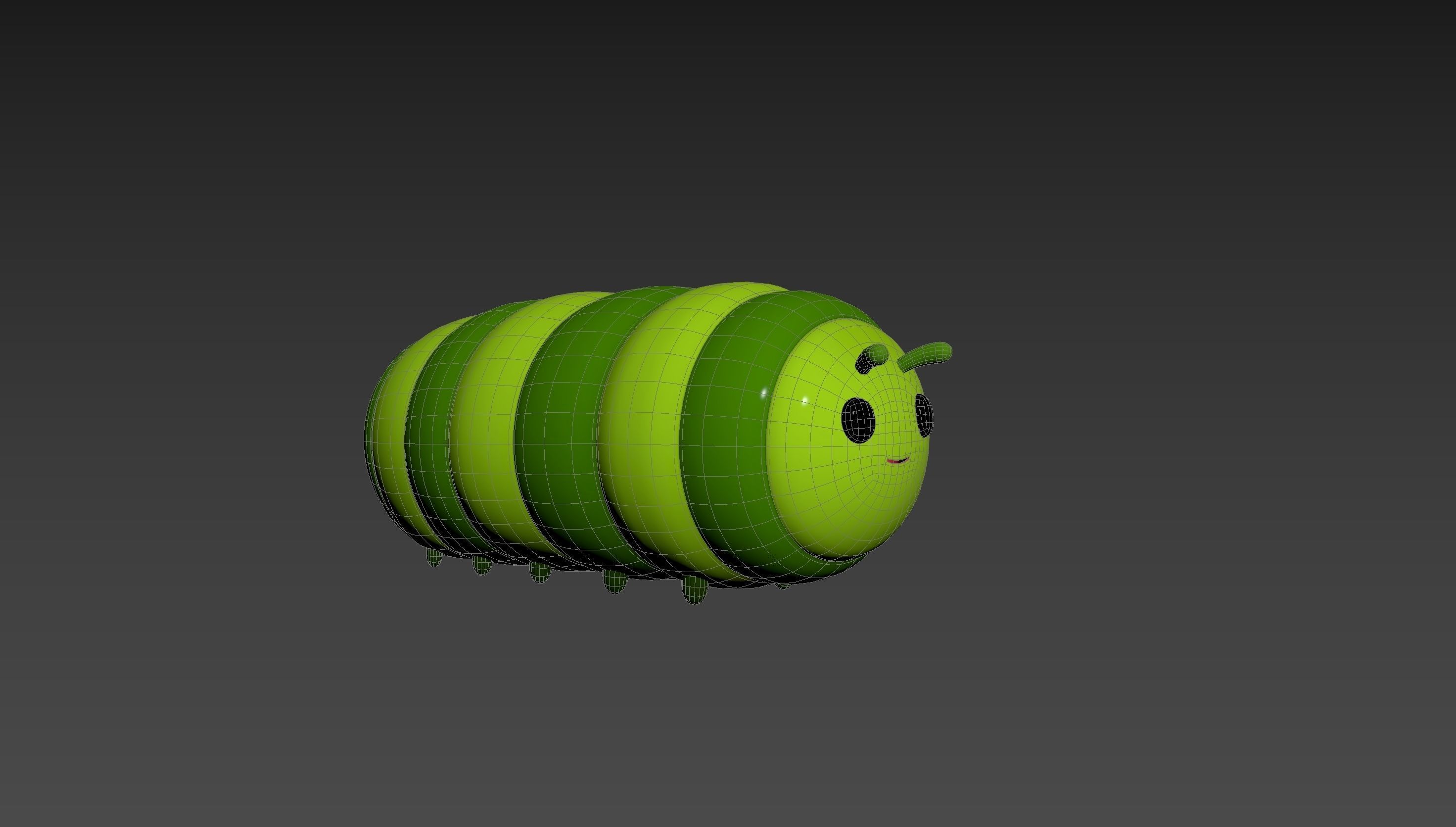 Character204 Caterpillar 3D model_15