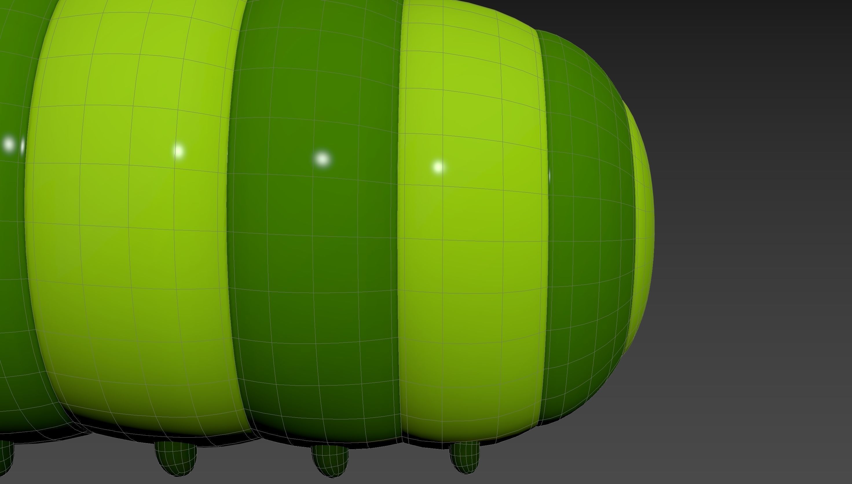 Character204 Caterpillar 3D model_26