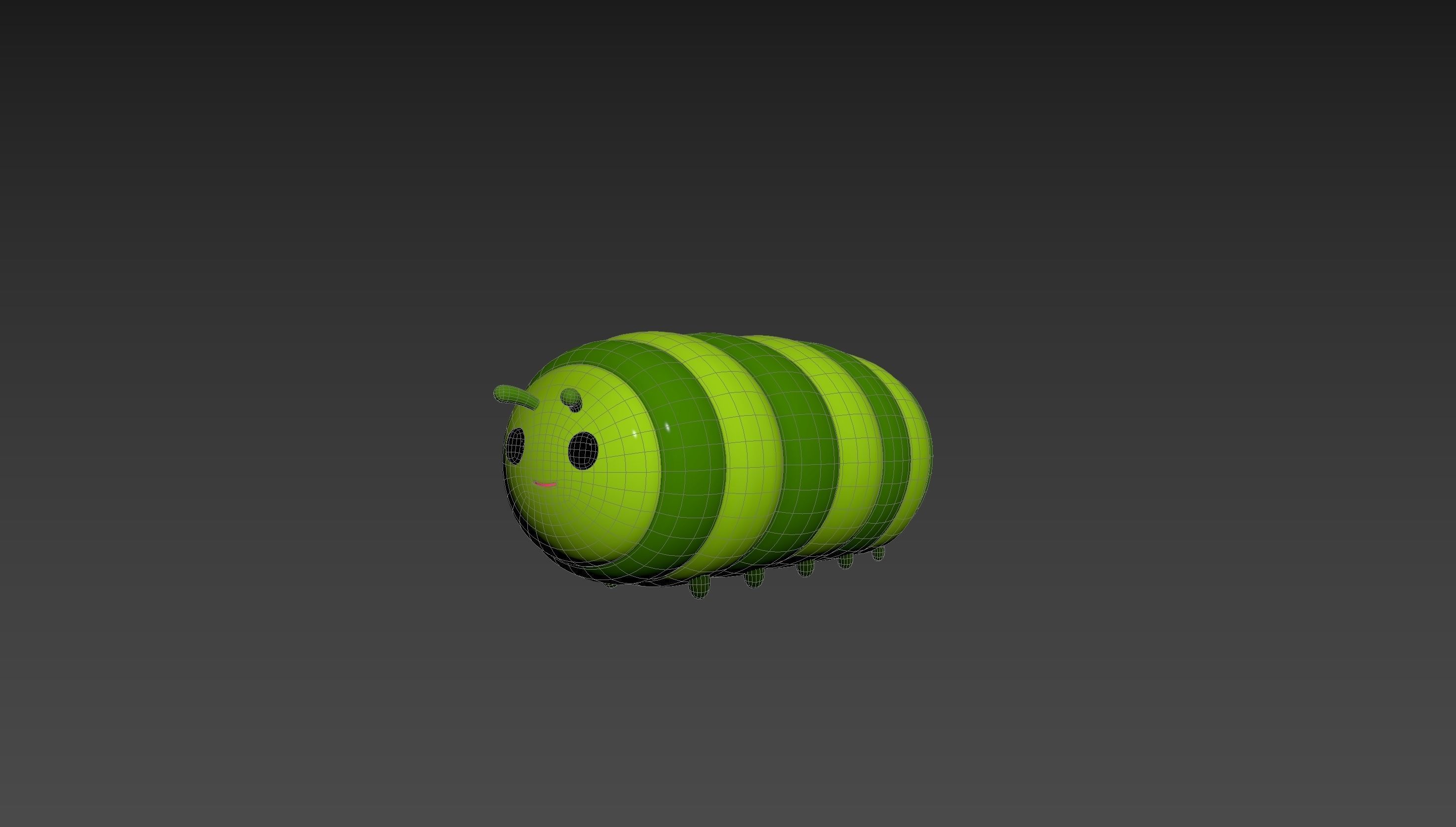 Character204 Caterpillar 3D model_24