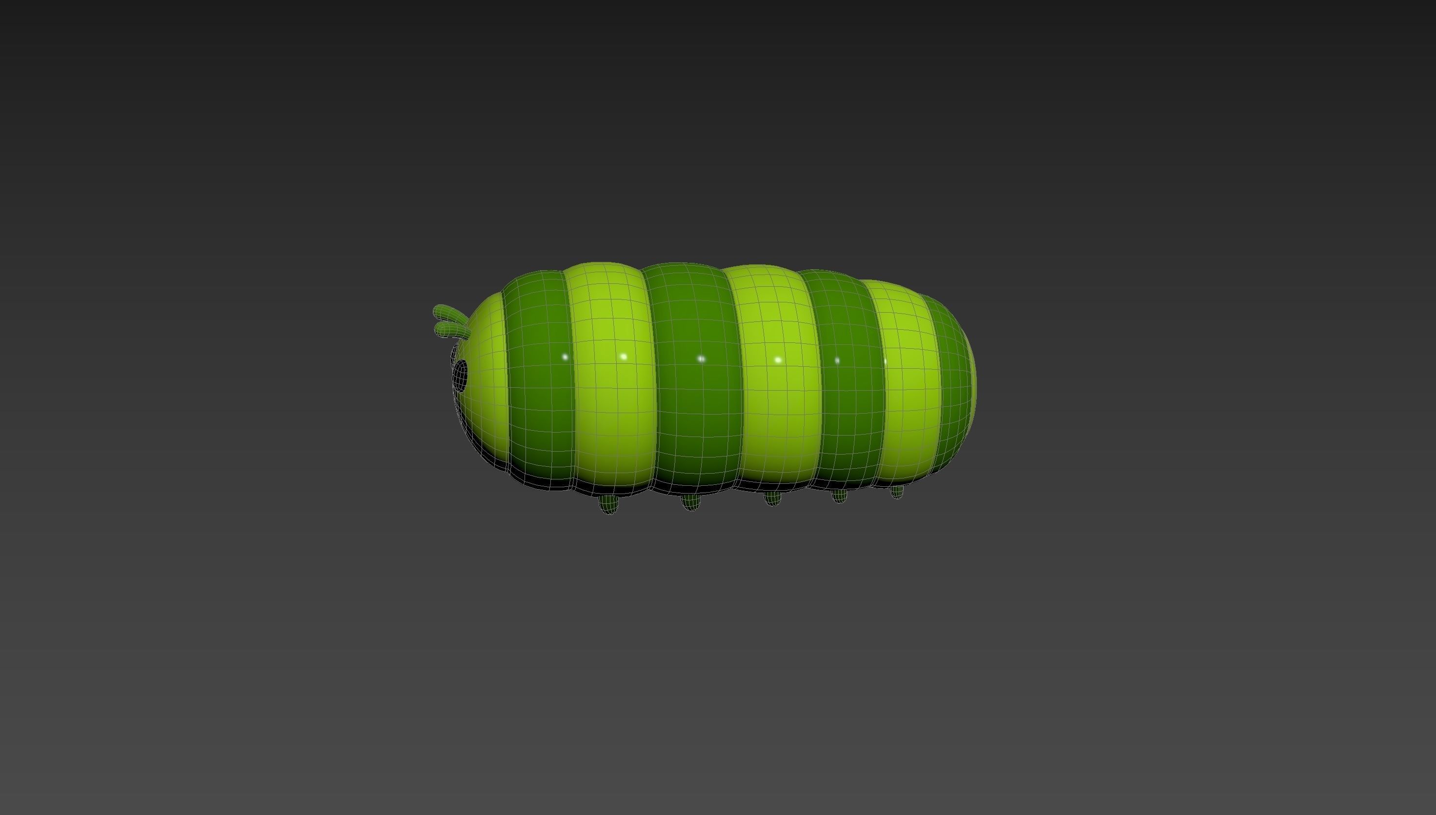 Character204 Caterpillar 3D model_22
