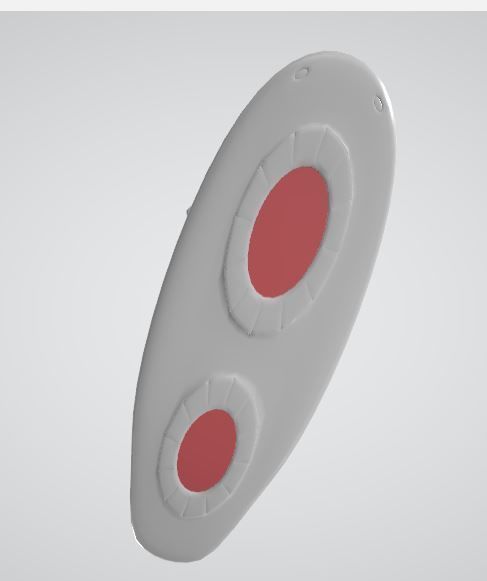 Motorcycle of future Low-poly 3D model_4