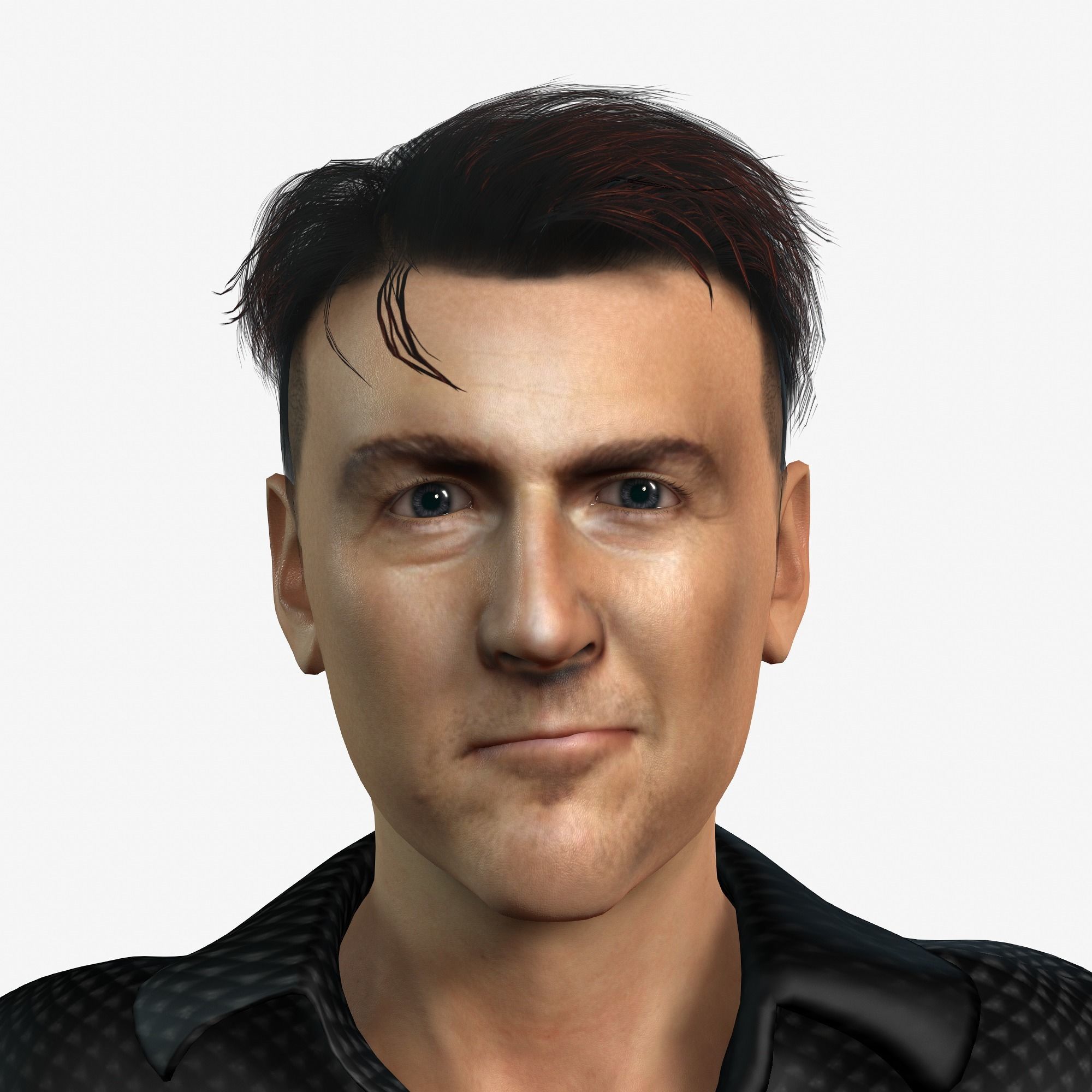 Edward Norton 3D Rigged model ready for animation 3D model_14