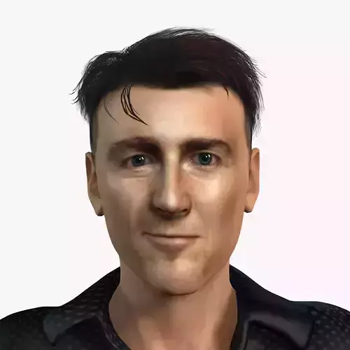 Edward Norton 3D Rigged model ready for animation 3D model