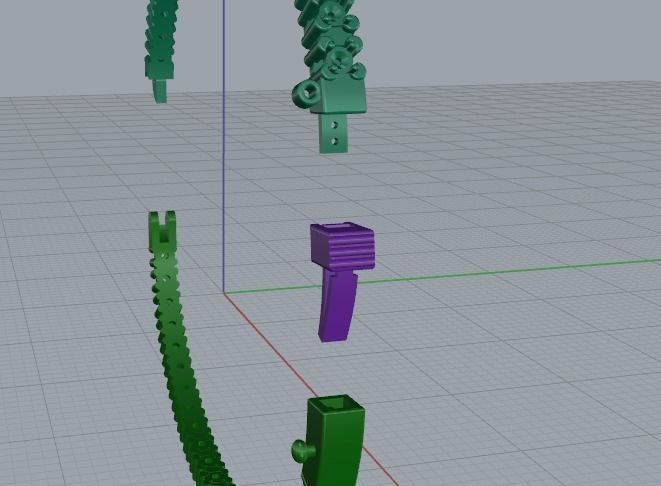 Bracelet Model 2822 3D print model_4