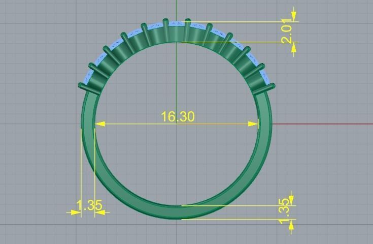 Ring Model 2817 3D print model_6