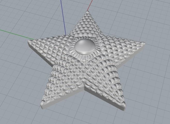 Star Shoulder straps Model 2803 3D print model_5