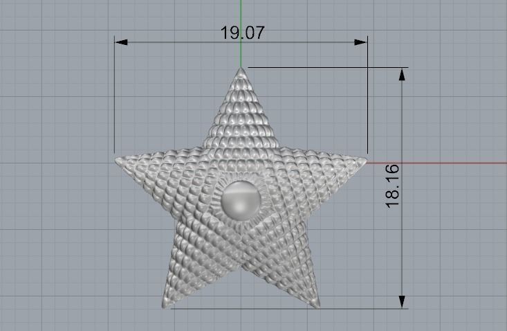 Star Shoulder straps Model 2803 3D print model_6