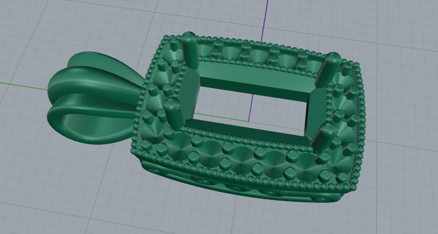 Pendant Model 2801 3D print model_2