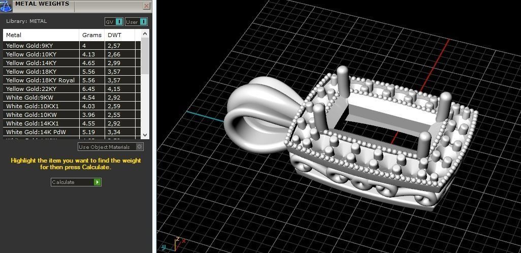 Pendant Model 2801 3D print model_8