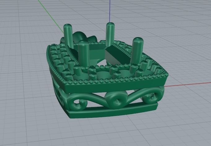 Pendant Model 2801 3D print model_5