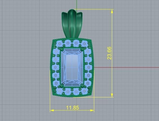 Pendant Model 2801 3D print model_6