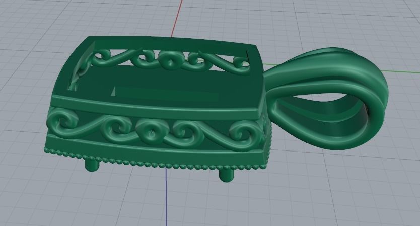 Pendant Model 2801 3D print model_4
