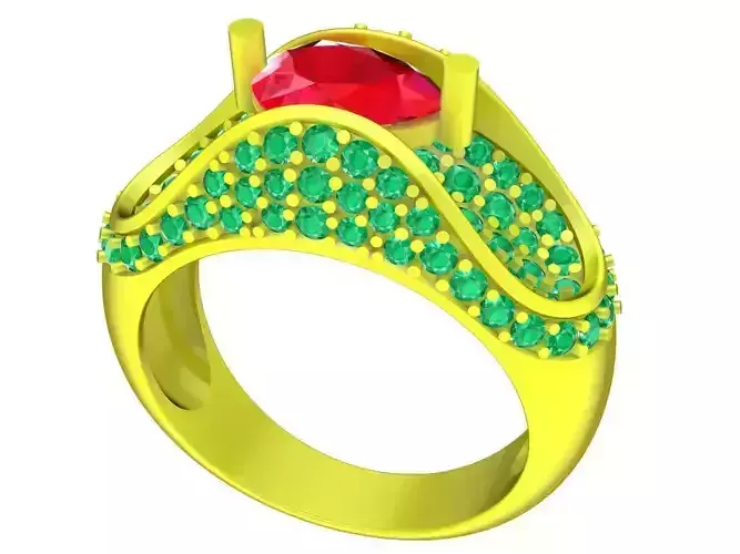 vietnamese diamond women fashion ring 4530