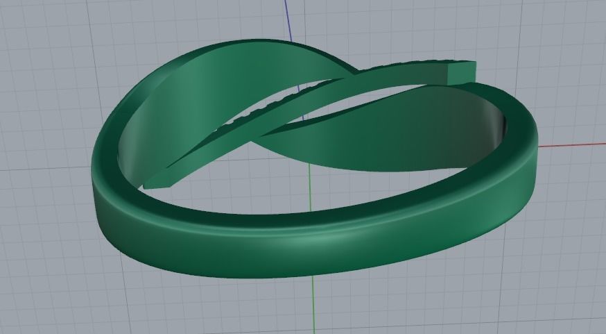 Beautiful ring Model 2795 3D print model_4