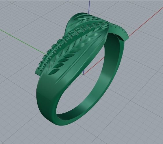 Beautiful ring Model 2795 3D print model_5