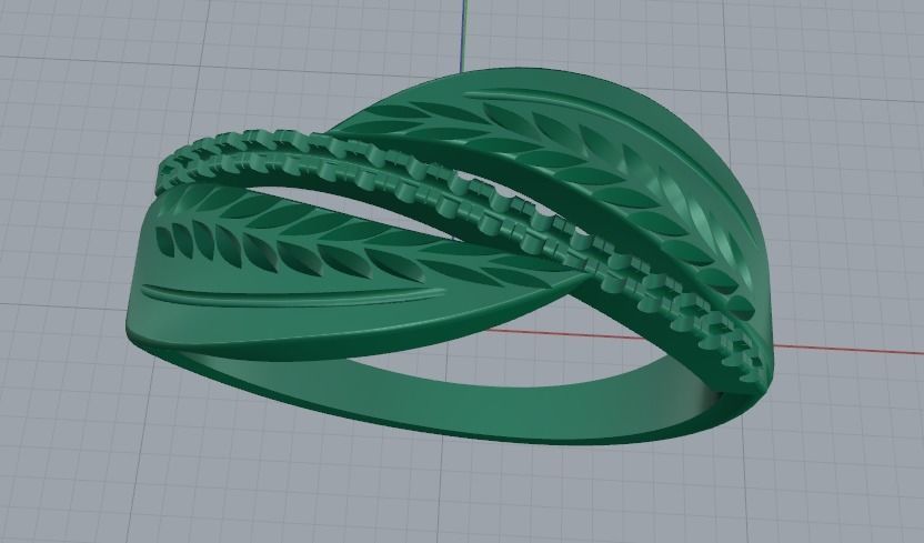 Beautiful ring Model 2795 3D print model_2