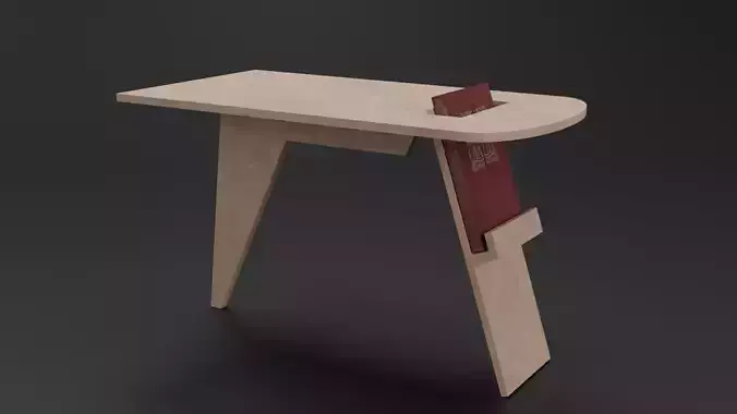 CRazy table made in blender 3D model