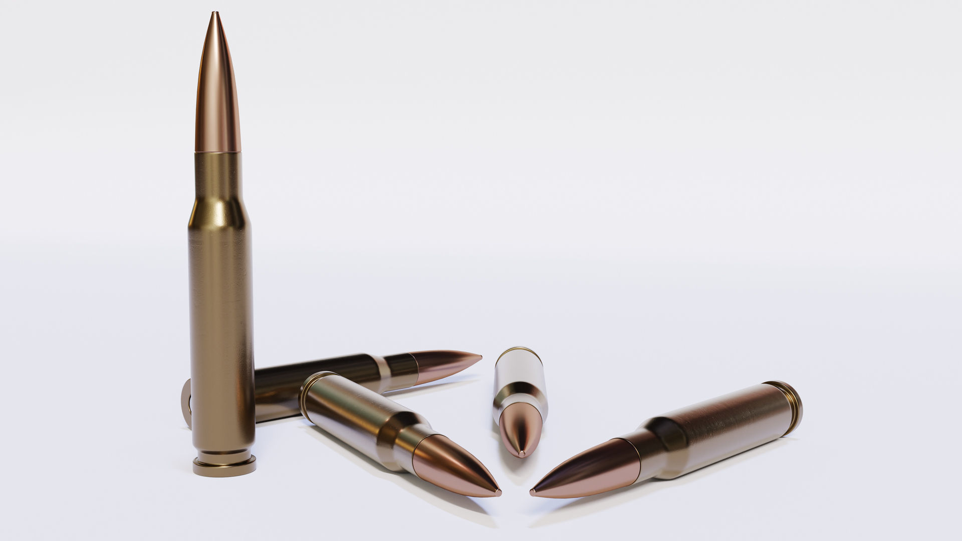 Rifle Bullet 3D model_3