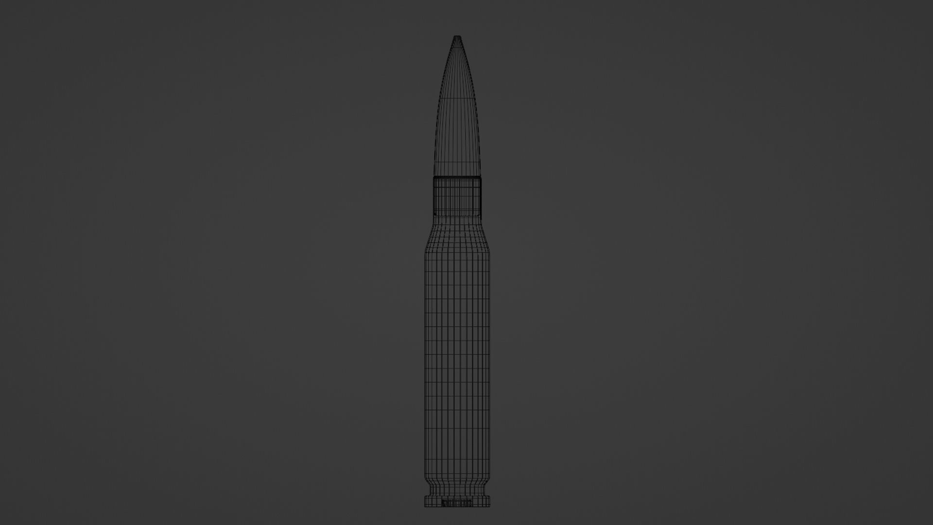 Rifle Bullet 3D model_6