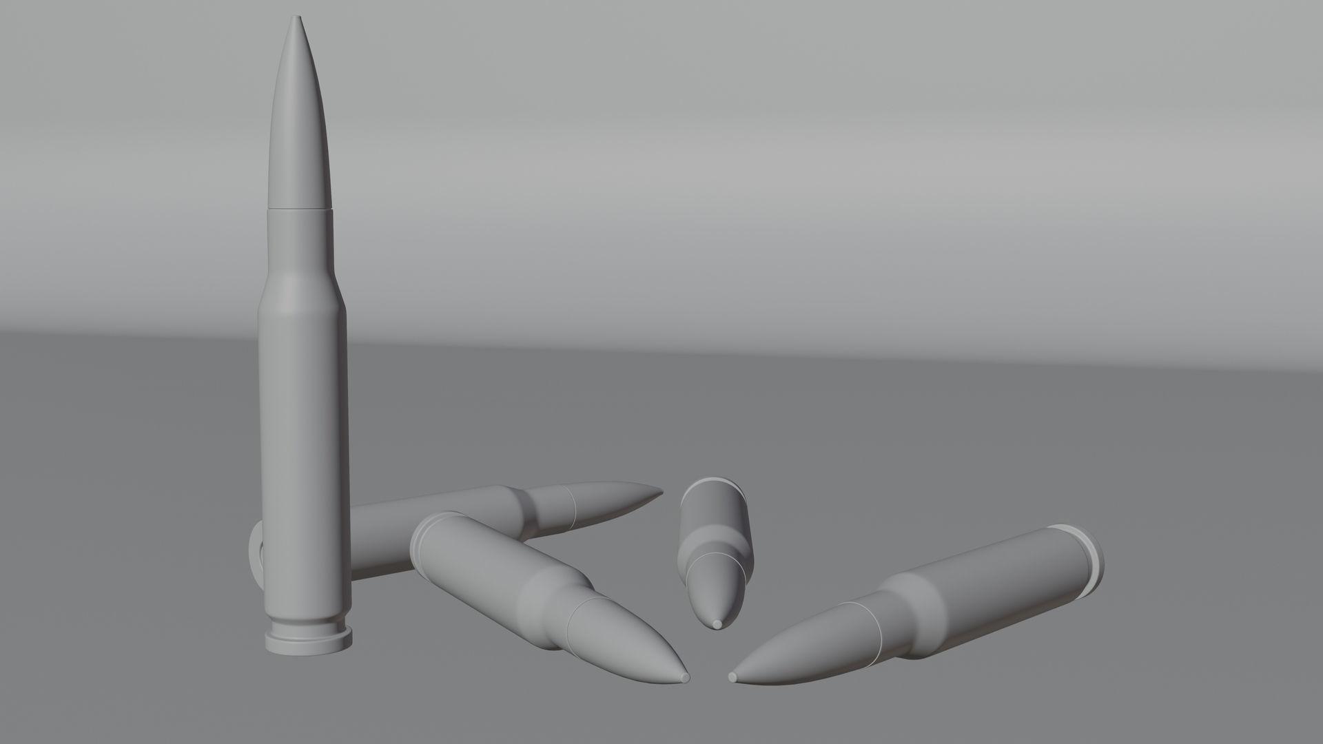 Rifle Bullet 3D model_4