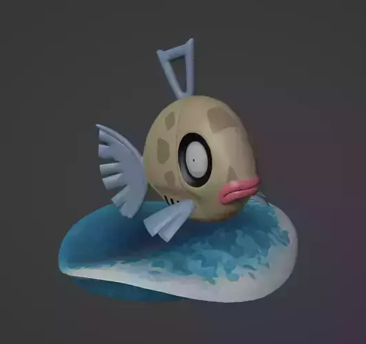 Feebas pokemon 3D print model