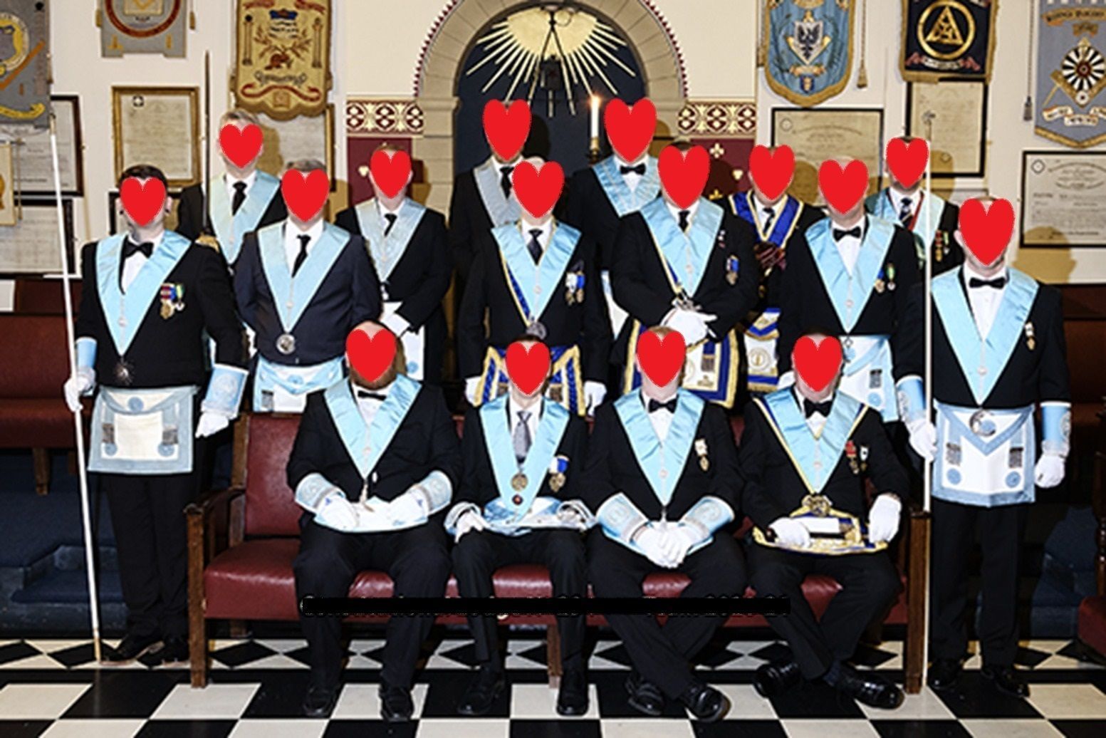 Masonic Outfit Chess Set  3D print model_15