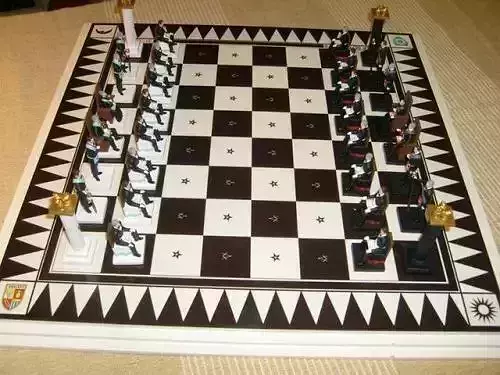 Masonic Outfit Chess Set  3D print model