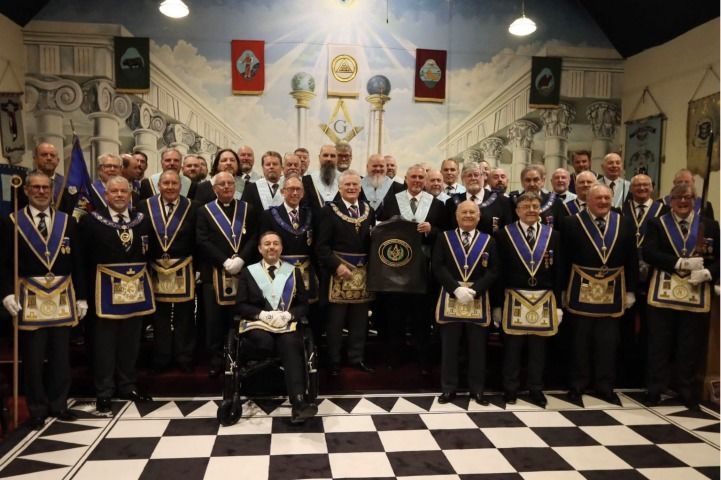 Masonic Outfit Chess Set  3D print model_14