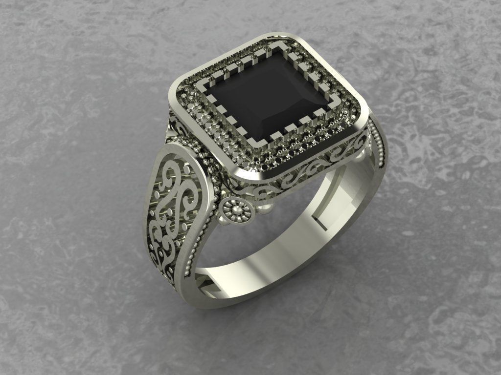 Ring Men 3D print model_7