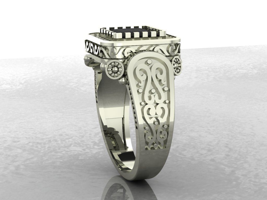 Ring Men 3D print model_3